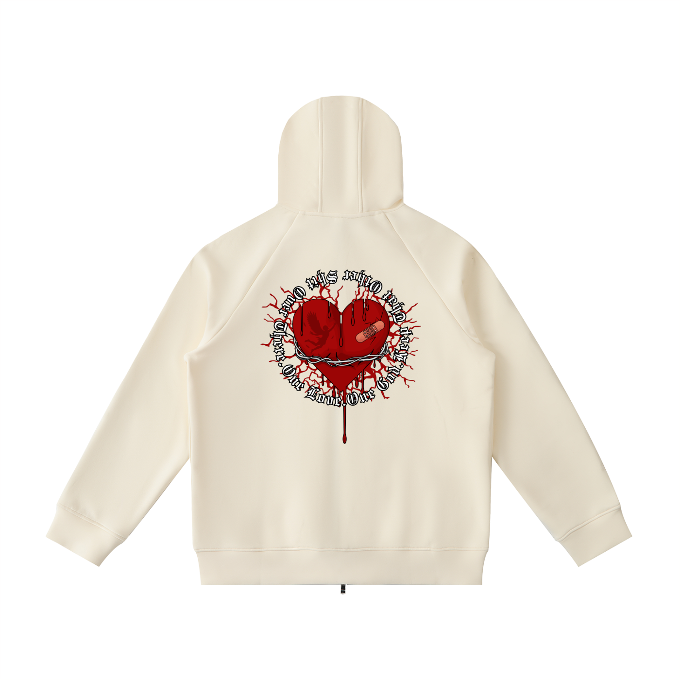 ONE LOVE  -ZipUp Hoodie